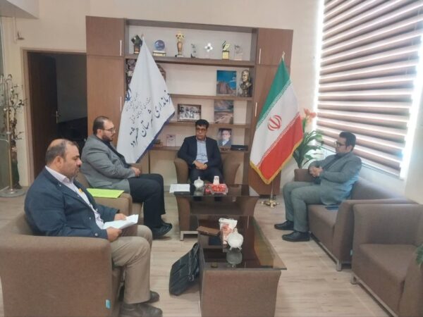 دیدارمسئول بنیاد علوی استان آذربایجان شرقی با فرماندار شهرستان هشترود